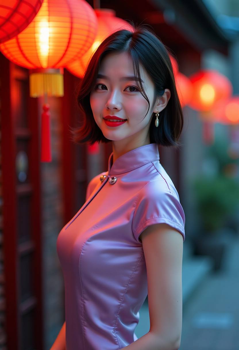 赛博霓虹：未来城市交互与幻灯片动效
